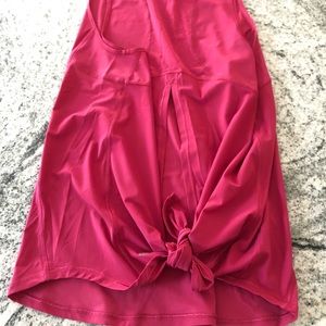 Lululemon Pink Sculpt Tie Tank